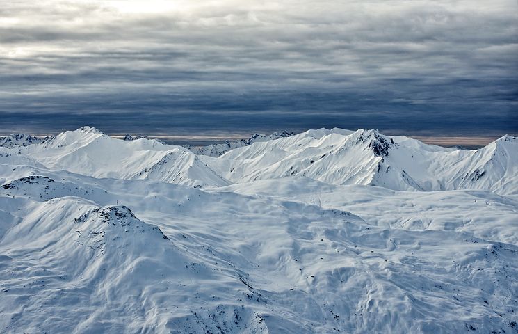 Mountains in a Tundra Biome